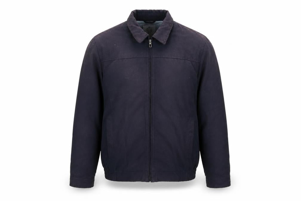 Atlantic Bay Men's Blue XL Basic Jacket with Zip