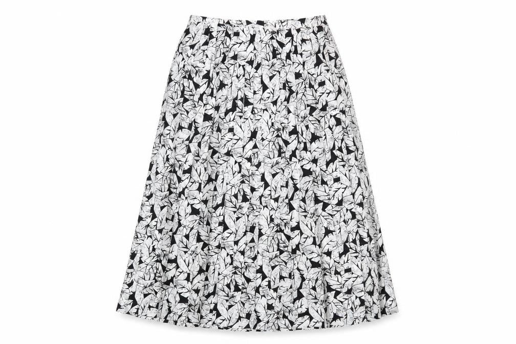 Eastex Women's Black Geometric Skirt Size 10