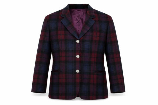 Krizia Jeans Men's Multicoloured Plaid Blazer UK 38, Vintage