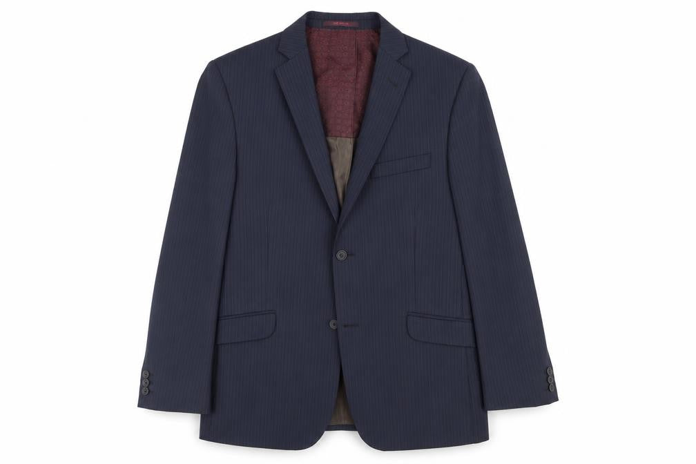Ted Baker Men's Blue Striped Blazer, 40R