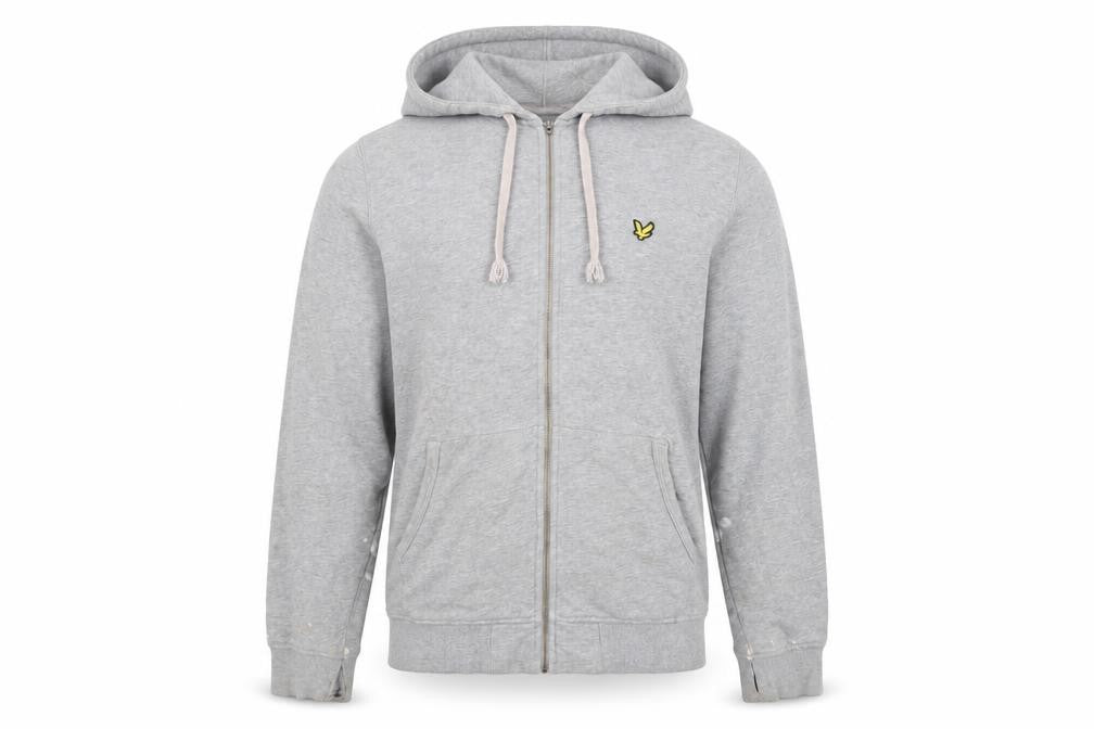 Lyle & Scott Men's Grey Hooded Jacket Size L