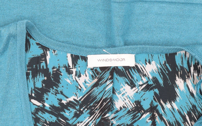 Windsmoor Women's Blue Cardigan - Size S