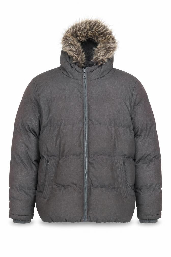 SoulCal & Co Men's Grey Puffer Jacket S