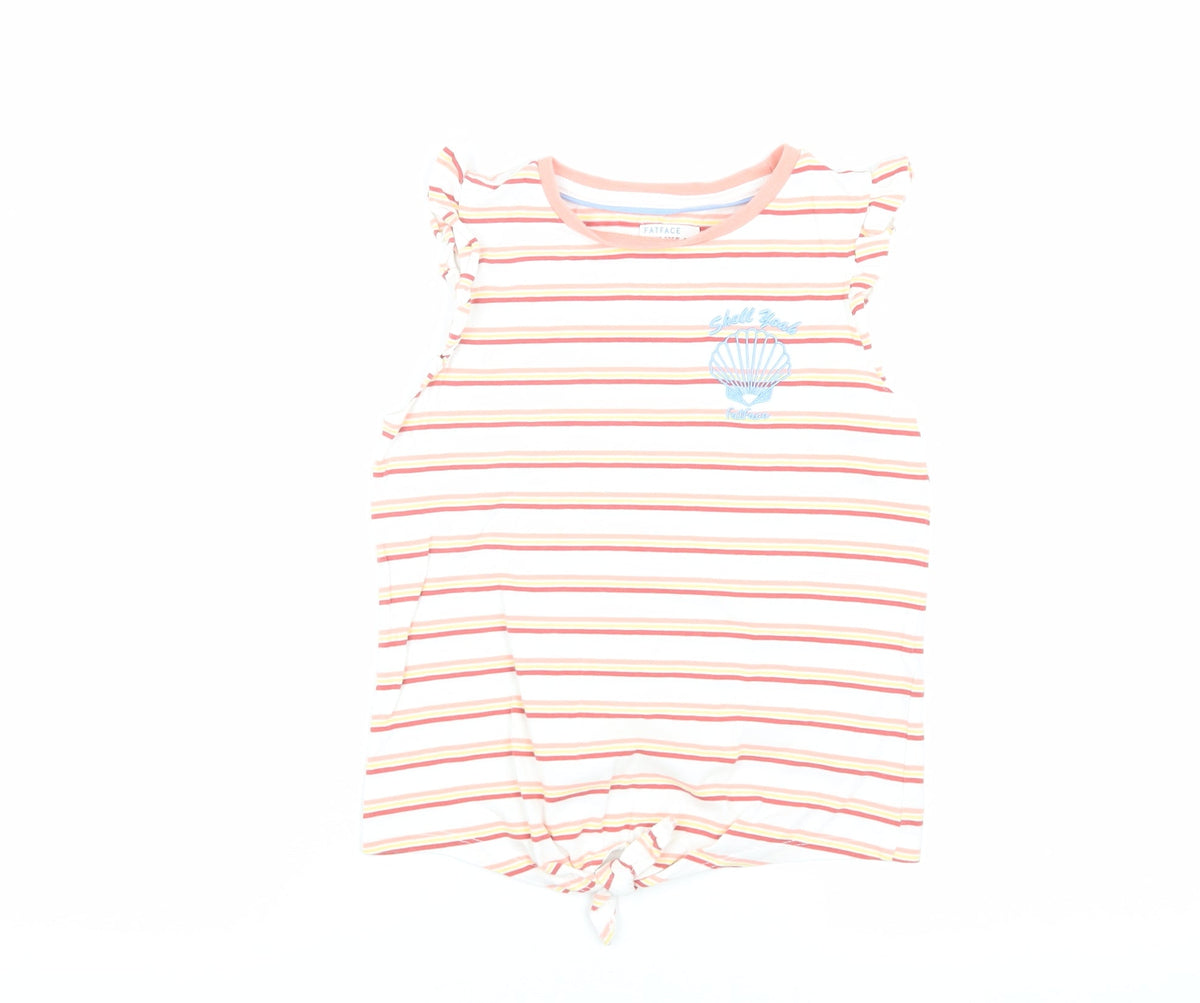 FatFace Girls Multicoloured Camisole T-Shirt 8-9 Years