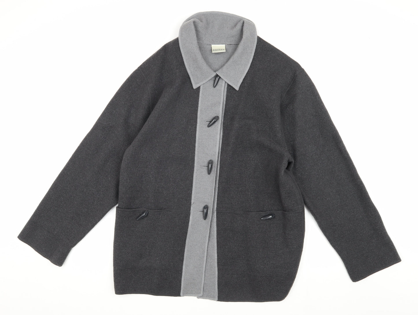 Eastex Women's Grey Wool Jacket Size 16