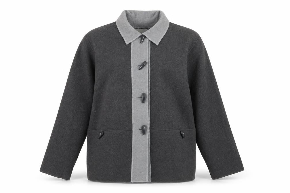 Eastex Women's Grey Wool Jacket Size 16