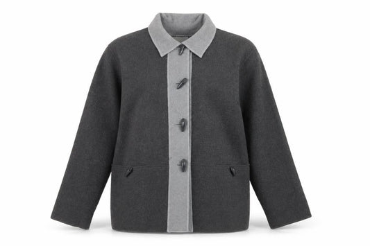 Eastex Women's Grey Wool Jacket Size 16