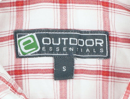 Outdoor Womens Essentials Red Check Button-Up Shirt S