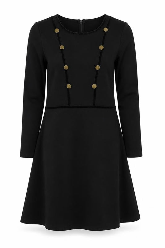 Monsoon Women's Black A-Line Dress Size 8