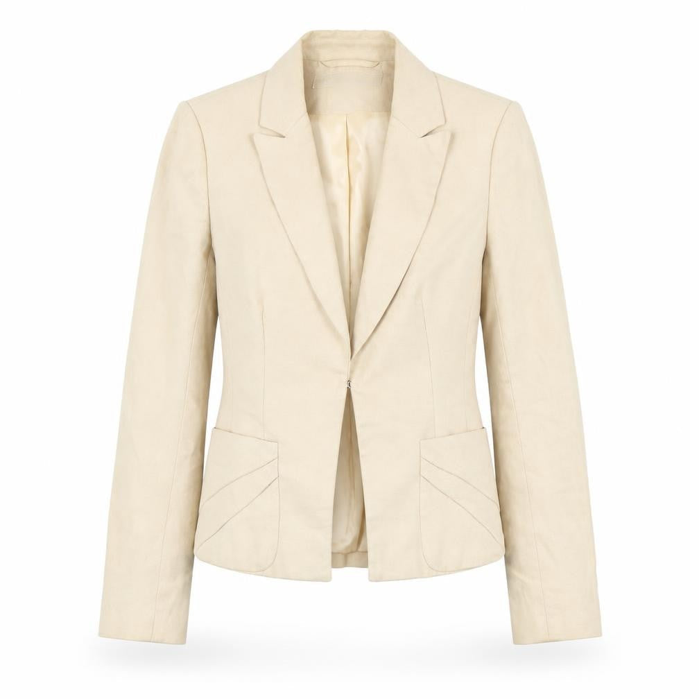 Fenn Wright Manson Women's Beige Blazer UK 10