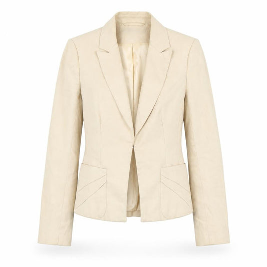 Fenn Wright Manson Women's Beige Blazer UK 10