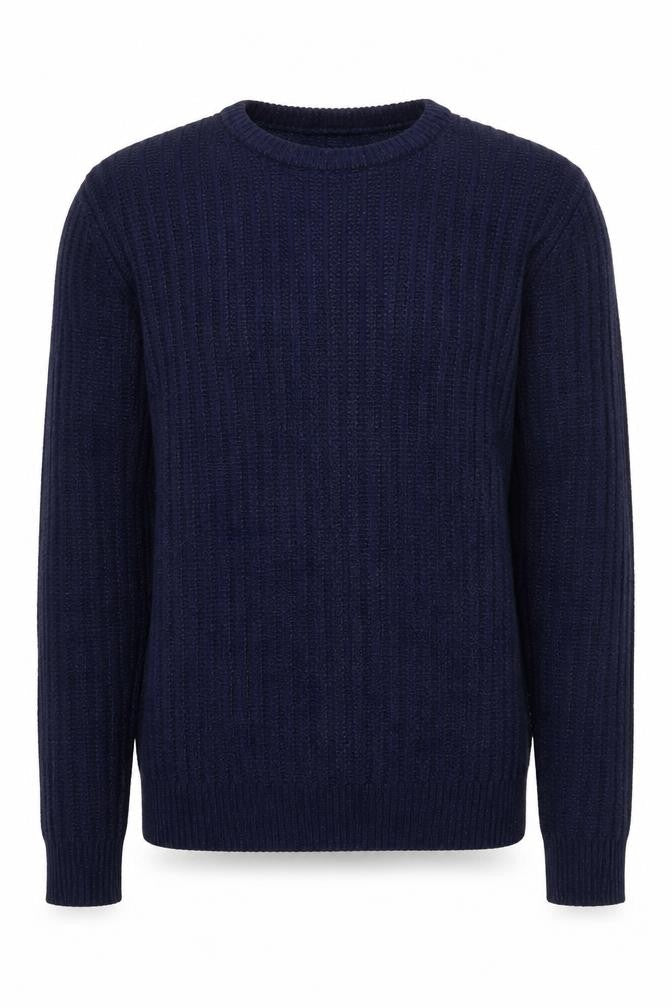 Marks & Spencer Men's Blue Knit Pullover, M