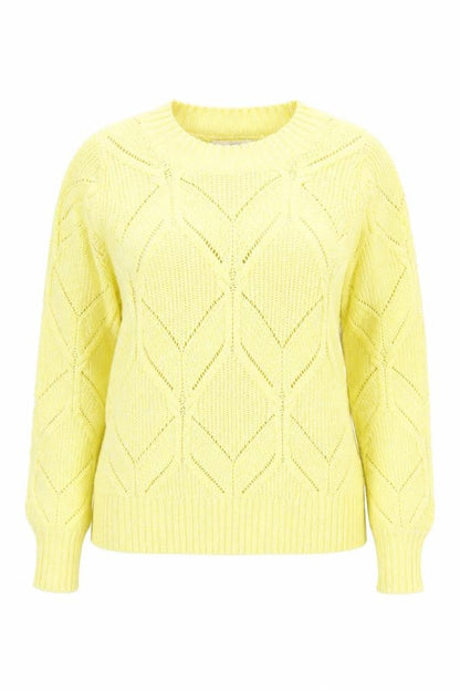Next Women's Yellow Geometric Jumper Size 12