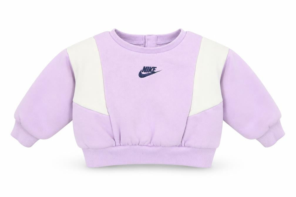 Nike Unisex Baby Purple Pullover Jumper 0-3 Months