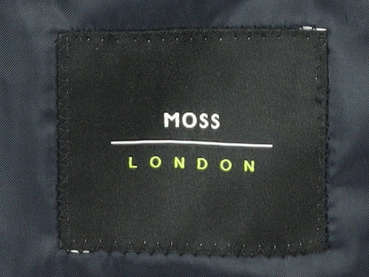 Moss London Men's Blue Blazer Size 40L