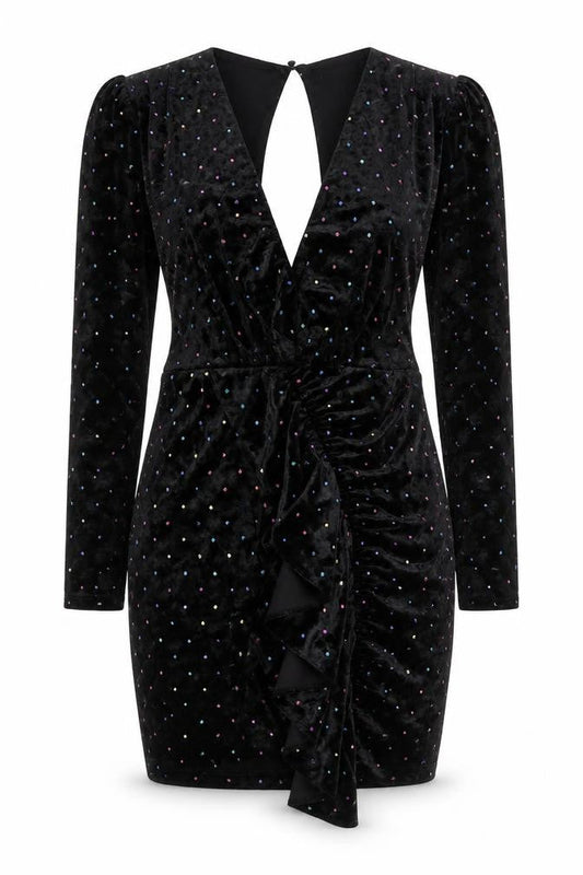 Topshop Petite Black Bodycon Dress, Size 10, Party Ready