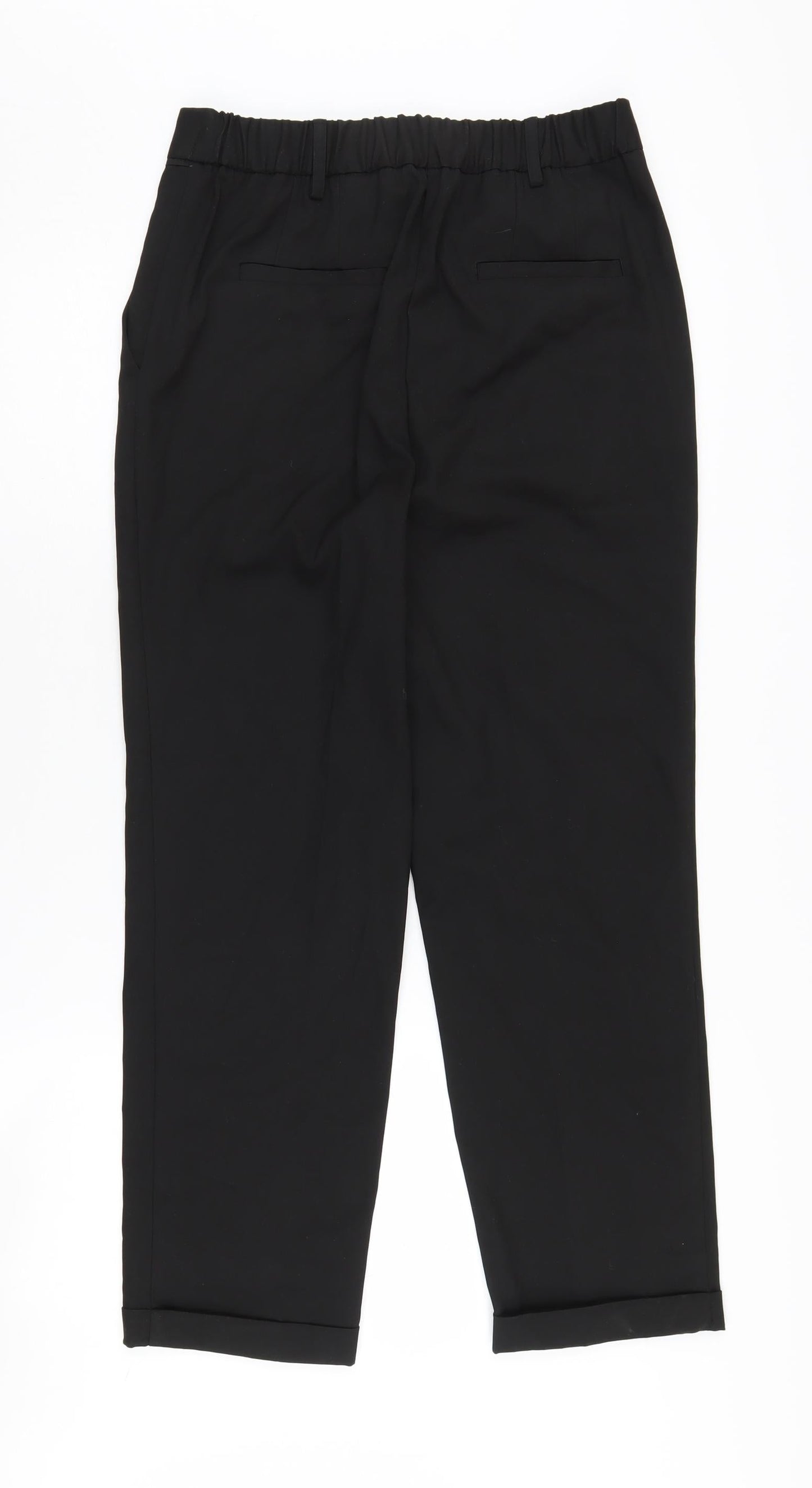 Next Women's Black Regular Fit Trousers Size 10R