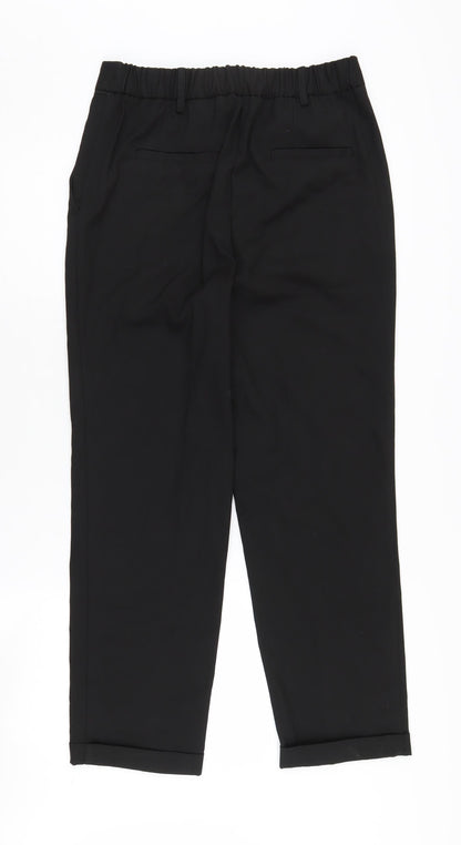 Next Women's Black Regular Fit Trousers Size 10R