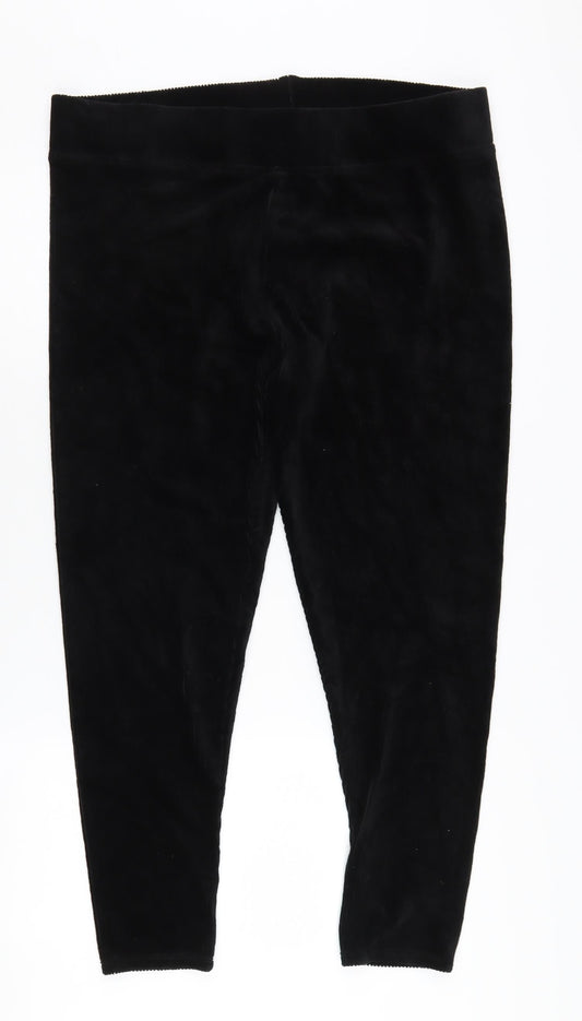 Marks and Spencer Women's Black Trousers Size 18