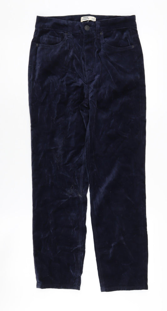 Marks and Spencer Women's Blue Cigarette Trousers Size 6