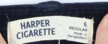 Marks and Spencer Women's Blue Cigarette Trousers Size 6
