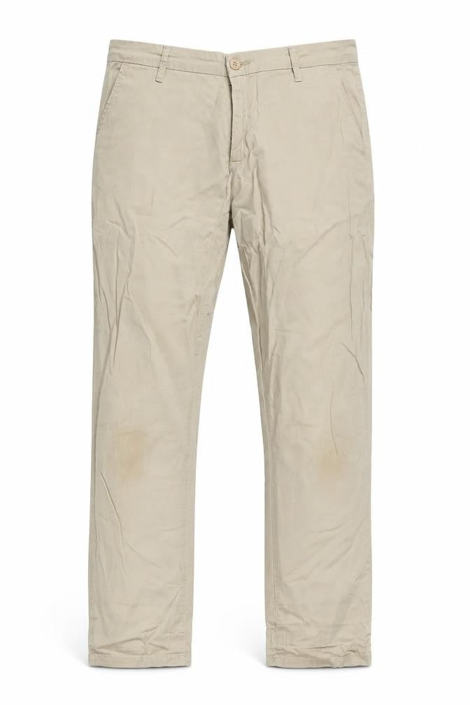 Carhartt Men's Beige Ankle Trousers Size 28