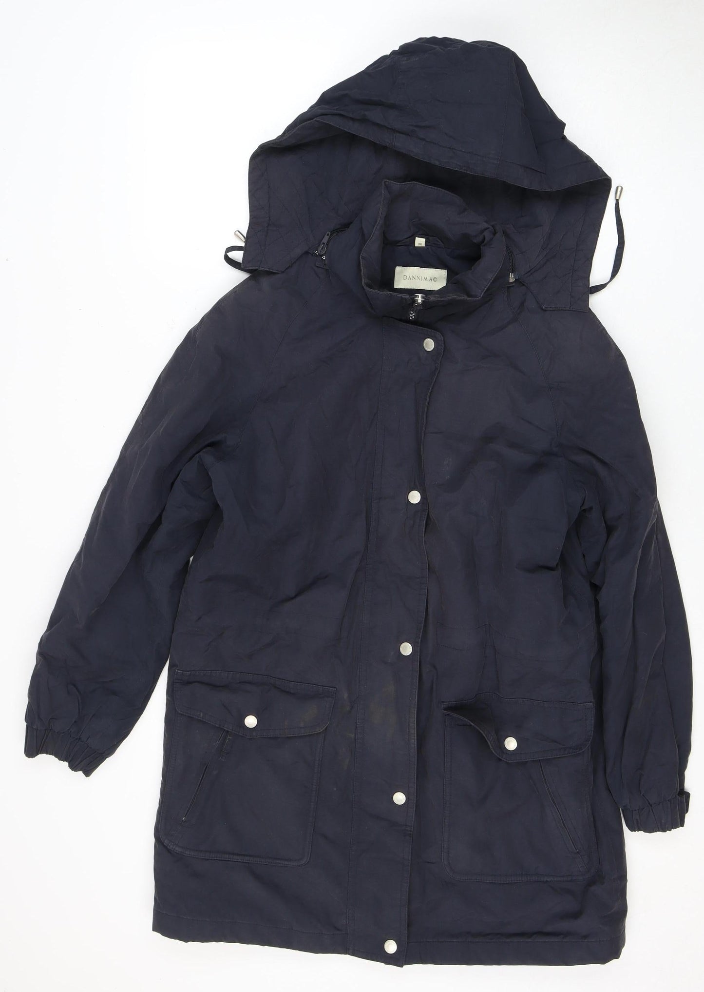 Dannimac Women's Blue Parka, Medium