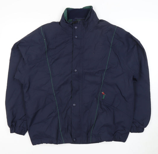 Marks and Spencer Men's Blue Nylon Jacket S