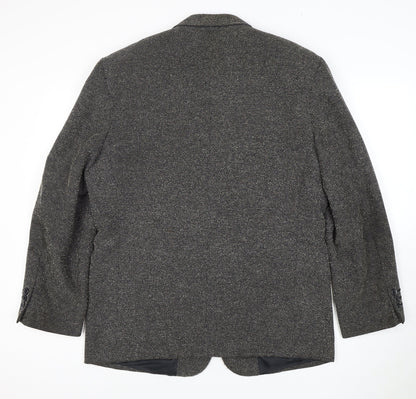 Back view of C&A Men's Grey Blazer Jacket, 40 Regular Fit