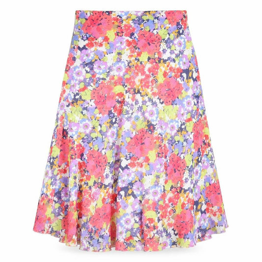 Isle Women's Multicoloured A-Line Floral Skirt Size 10