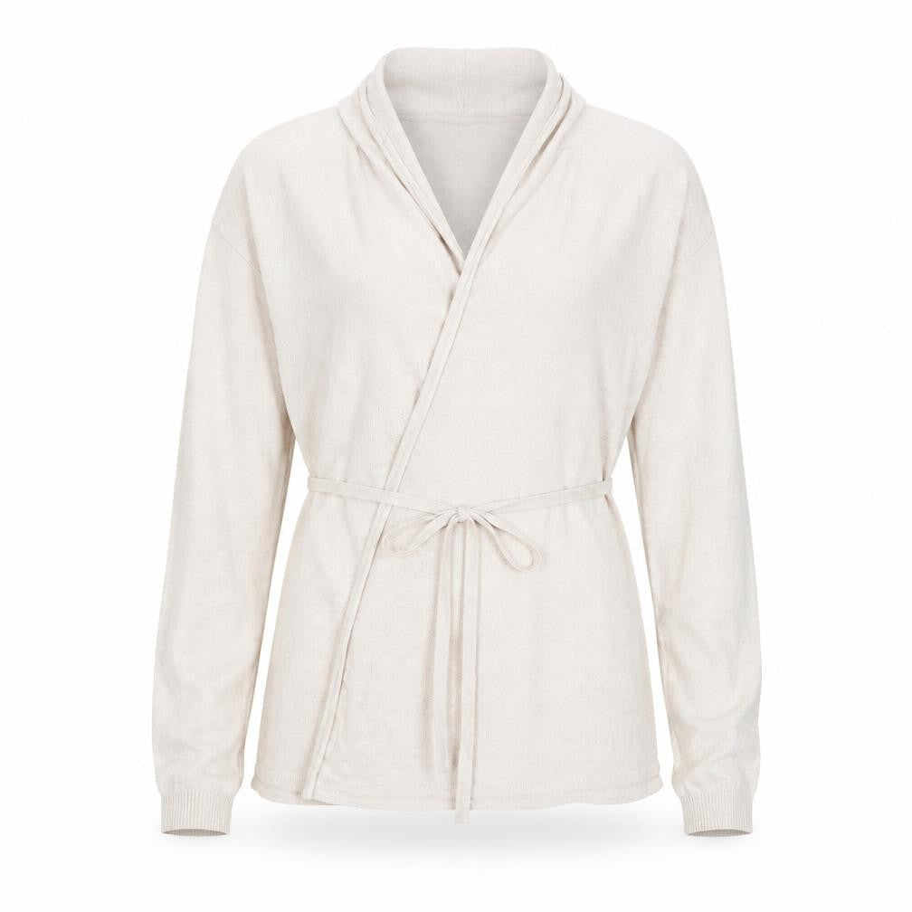 FatFace Women's Beige Wrap Jumper, Size 8