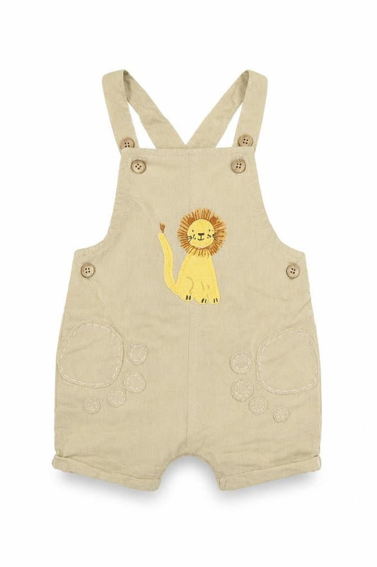 Next Beige Lion Baby Shorts 0-3 Months, Unisex