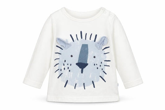 Next Unisex Baby White Animal Print Long Sleeve T-Shirt 3-6M