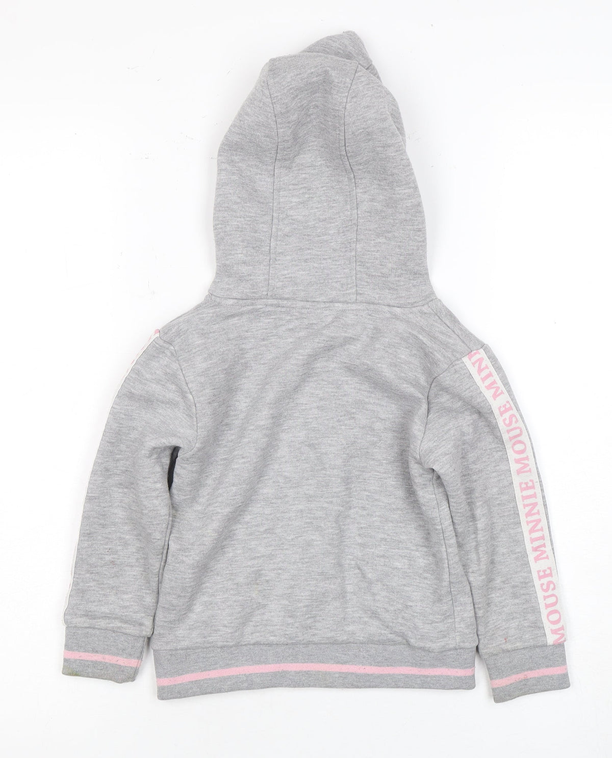 Disney Girls Grey Minnie Mouse Hoodie, Size 4 Years