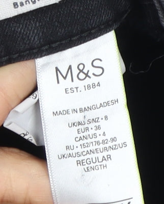Marks and Spencer Women's Black Jeans Size 8