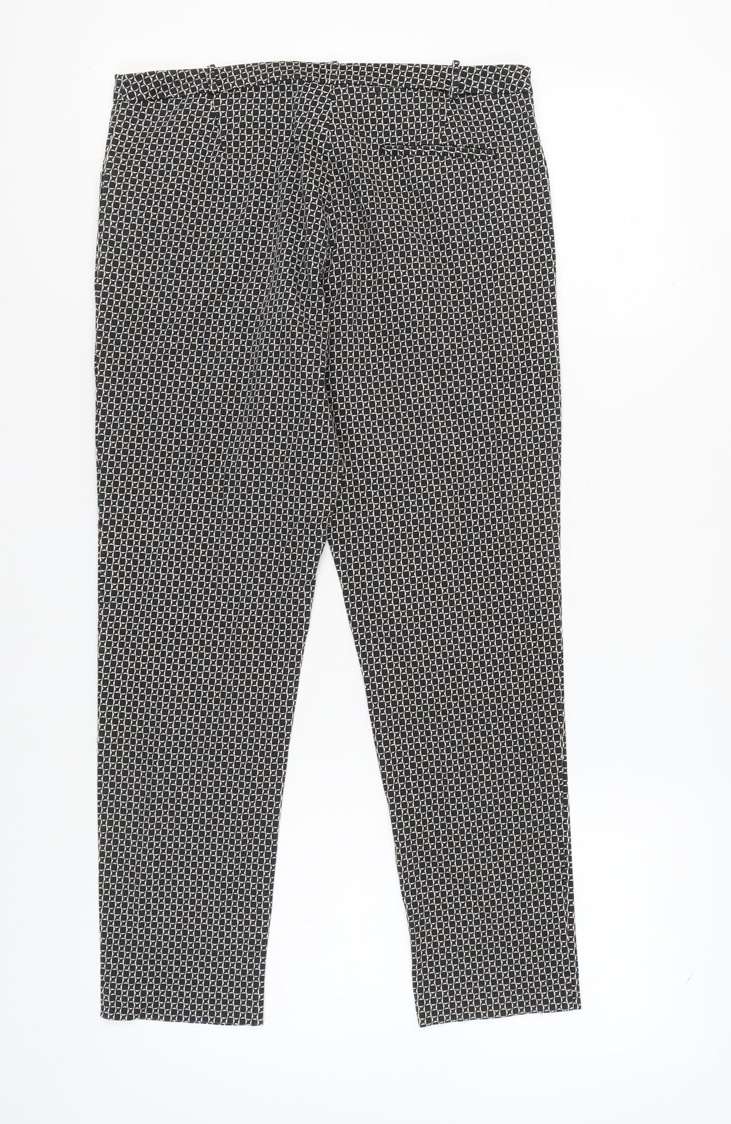 Oasis Women's Geometric Trousers Size 12