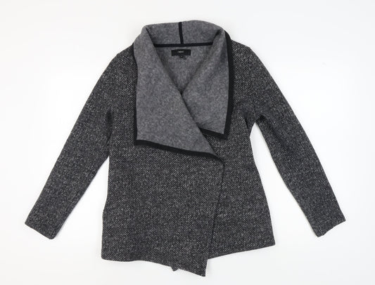 Next Women's Grey Cowl Neck Cardigan Size 12