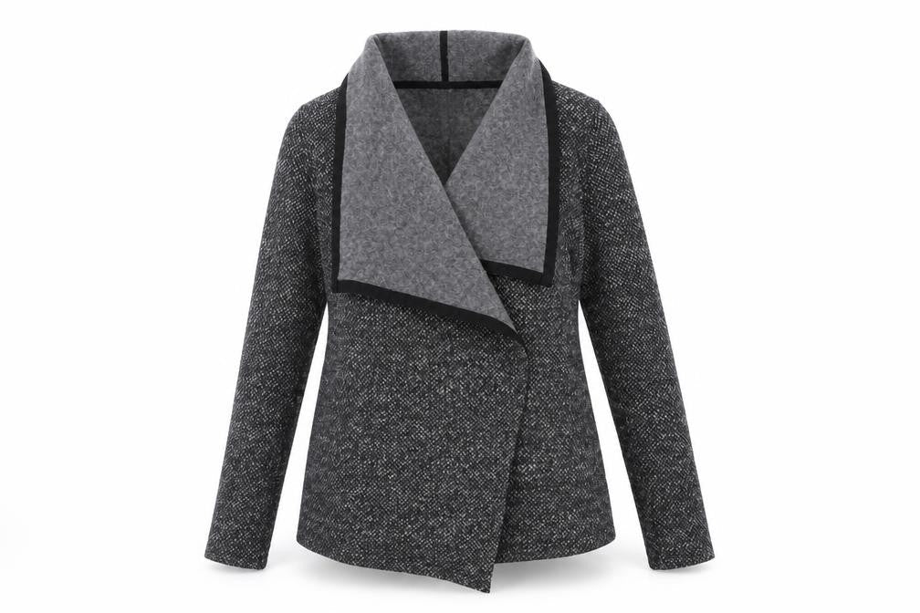 Next Women's Grey Cowl Neck Cardigan Size 12