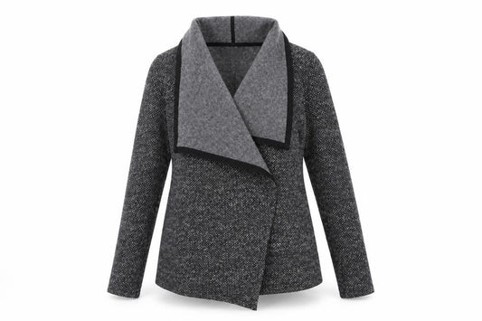 Next Women's Grey Cowl Neck Cardigan Size 12