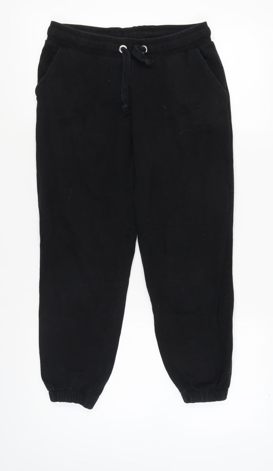Collusion Women's Black Jogger Trousers Size 12