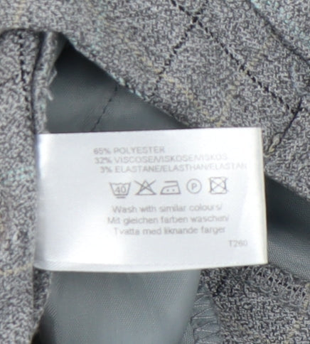 South Women's Grey Check Trousers Size 12