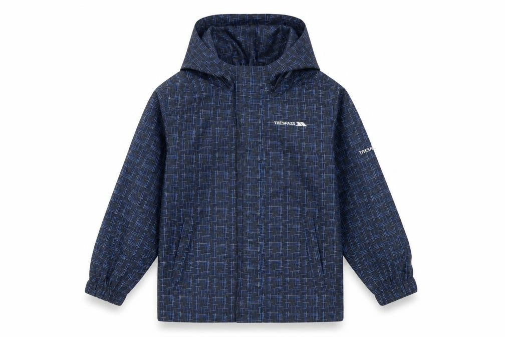 Trespass Boys Blue Rain Coat 5-6 Years Waterproof Windproof