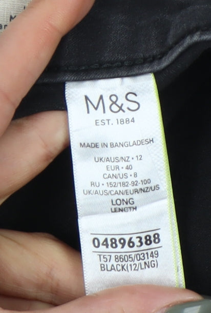 Marks and Spencer Women's Black Skinny Jeans Size 12