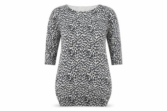 Next Women's Grey Animal Print Dress, Size 14