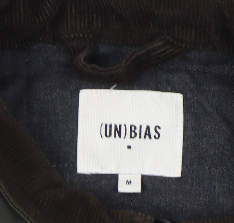 UNBIAS Men's Green Mid-Length Jacket - Size M, Cotton, Casual