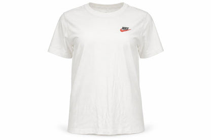 Nike Womens White Basic T-Shirt S, Crew Neck, Breathable