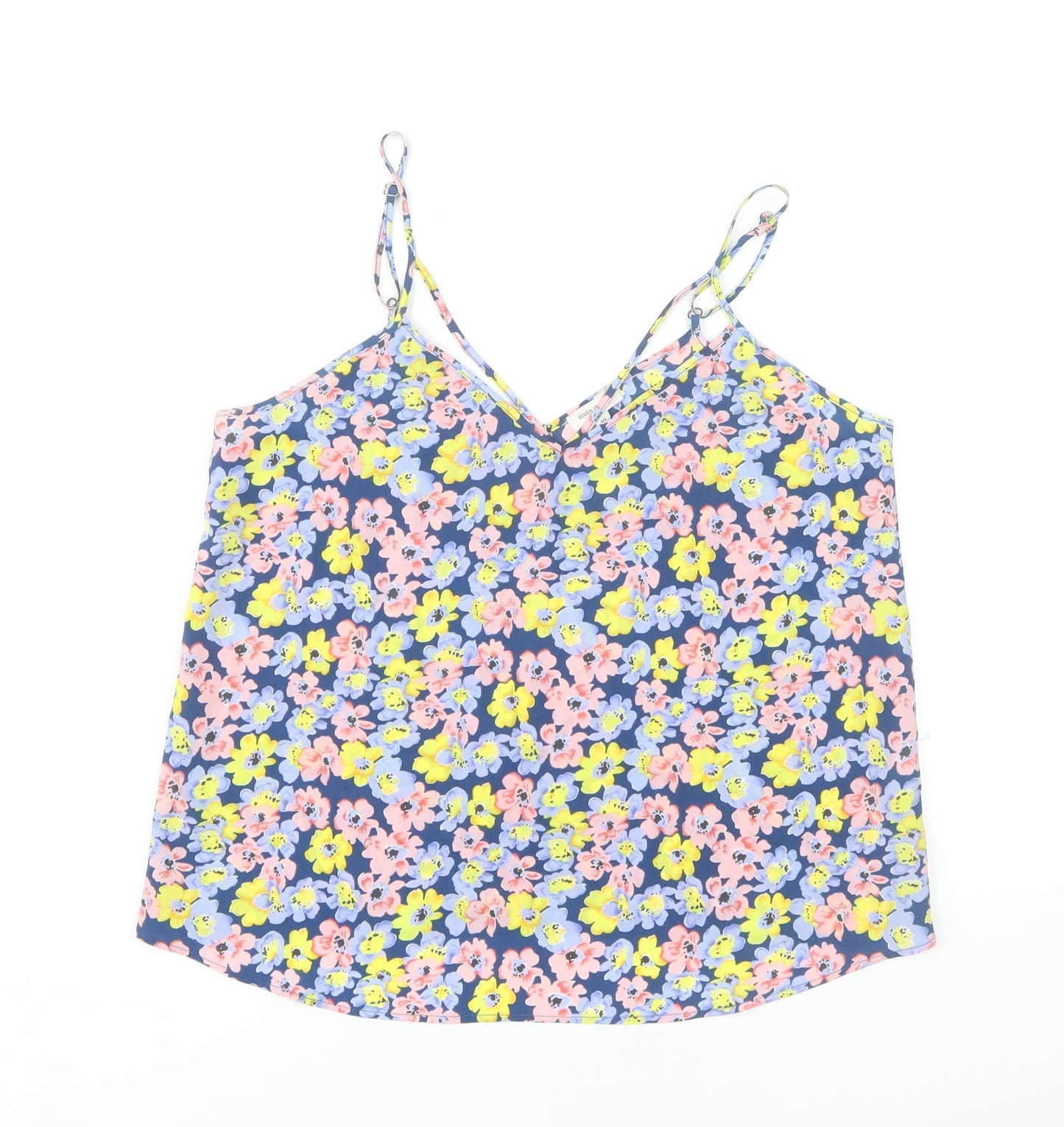 River Island Women’s Floral V-Neck Camisole Top Size 10