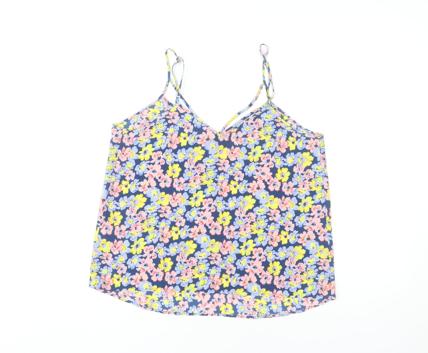 River Island Women’s Floral V-Neck Camisole Top Size 10