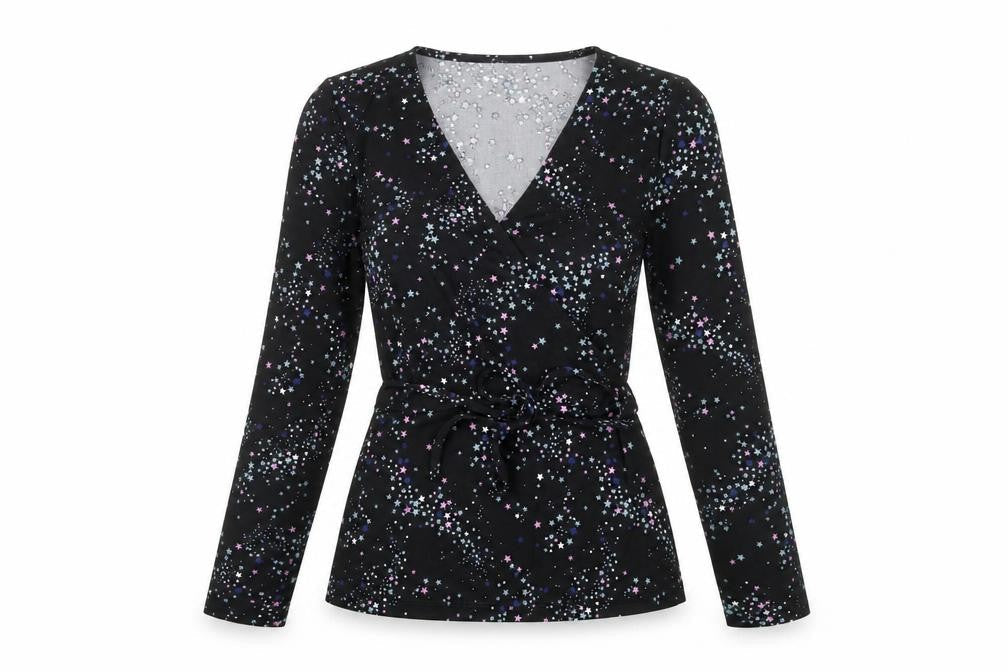 Marks & Spencer Women's Black Wrap Top