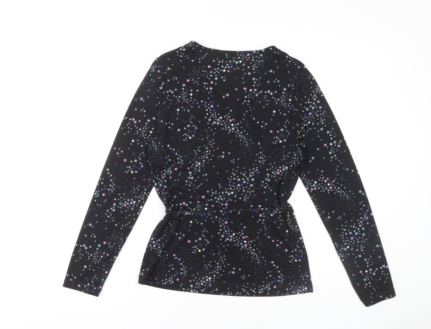 Marks and Spencer Women's Black Wrap Top